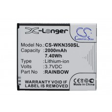 Аккумулятор для WIKO Rainbow Neongelb - 2000 мАч