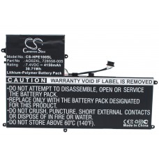 Аккумулятор для HP J4M73PA#ABG - 4150 мАч